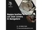 Nappa leather car seat covers in Bangalore 