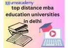 Top Distance MBA Education Universities in Delhi