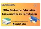 MBA Distance Education Universities in Tamilnadu