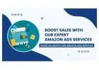 Boost sales with our expert Amazon Ads services