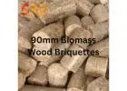 90mm Biomass Wood Briquettes Manufacturer from India