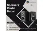 Is Speakers Rental a Cost-Effective Option in Dubai?