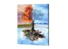 Capture Natures Beauty: Shop Exquisite Trees Diamond Paintings Today!