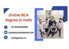 nline BCA degree in India