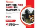 Drive Thru Menu Boards for Restaurants