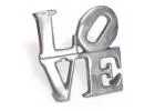 Buy the charming Love sign decor from Choixe made with reusable aluminum   